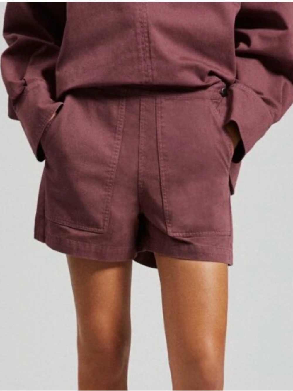Rachel Comey Handy Shorts in Burgundy